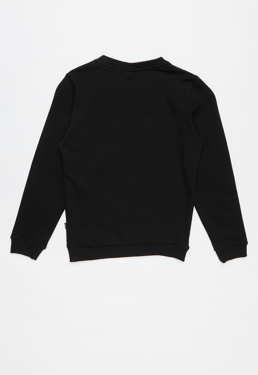 PUMA - ESS logo crew sweat fl b - black