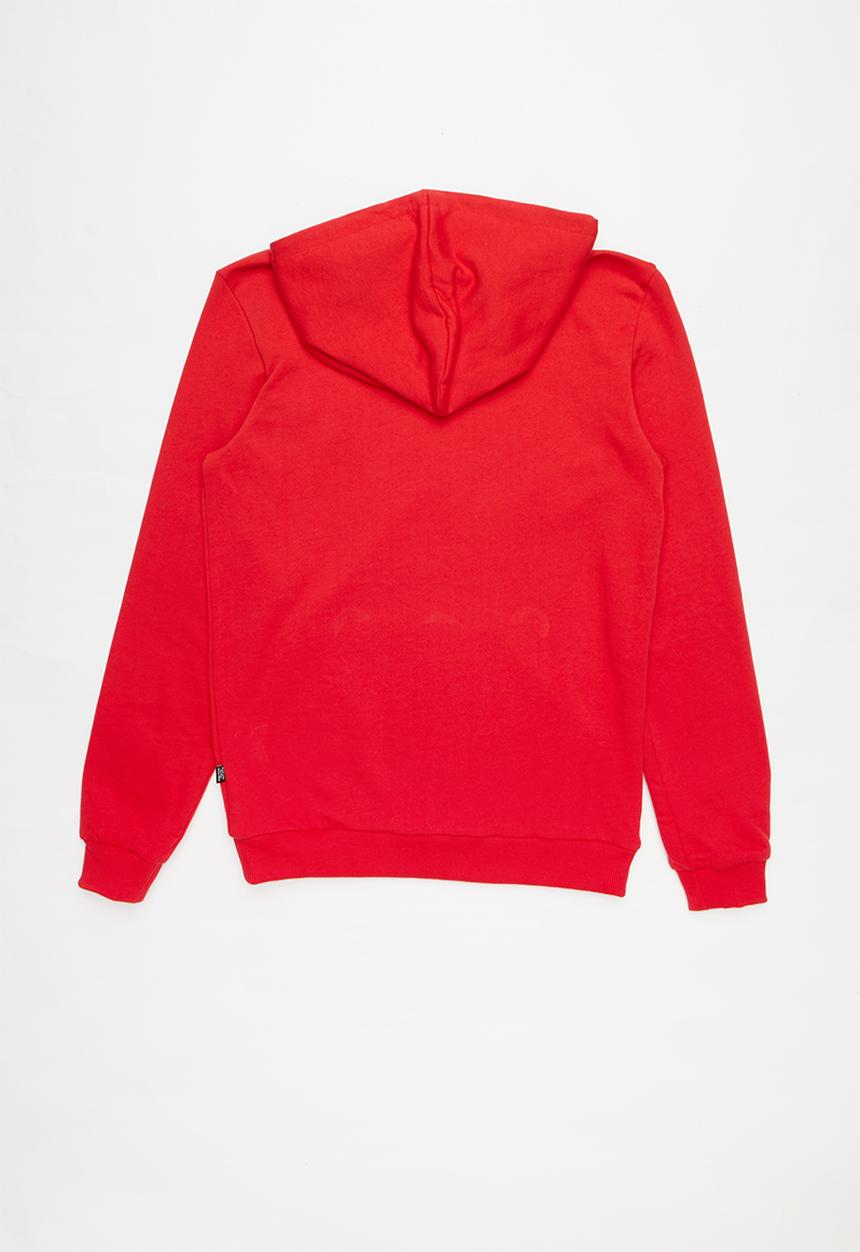 PUMA - Ess logo hoodie  - red