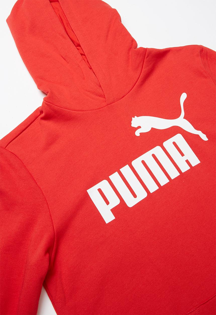 PUMA - Ess logo hoodie  - red