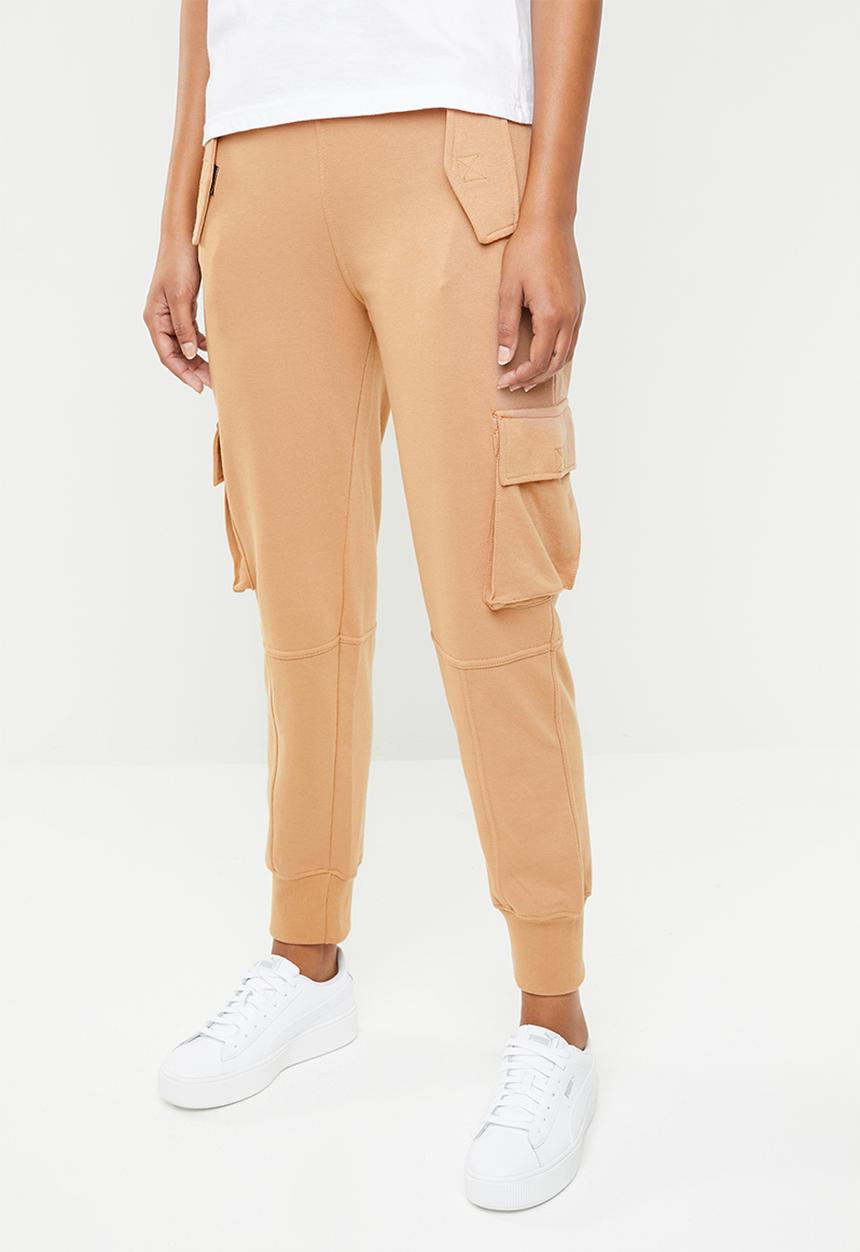 Missguided - Utility pocket cargo trousers - brown 
