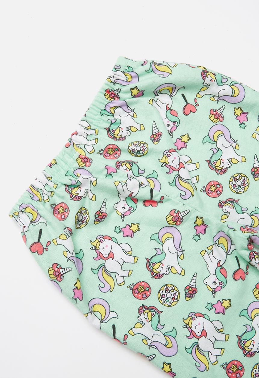Pop Candy - Full flannel pyjamas - green