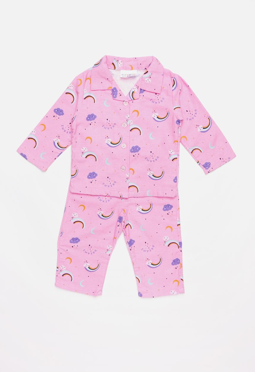 Pop Candy - Full flannel pyjamas - purple