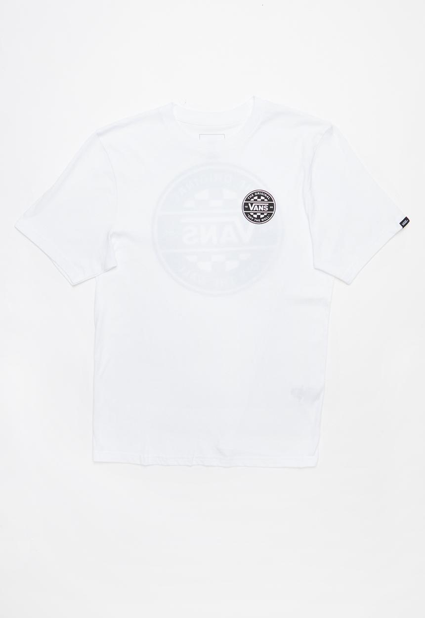 Vans - Checker co. short sleeve boys - white & black