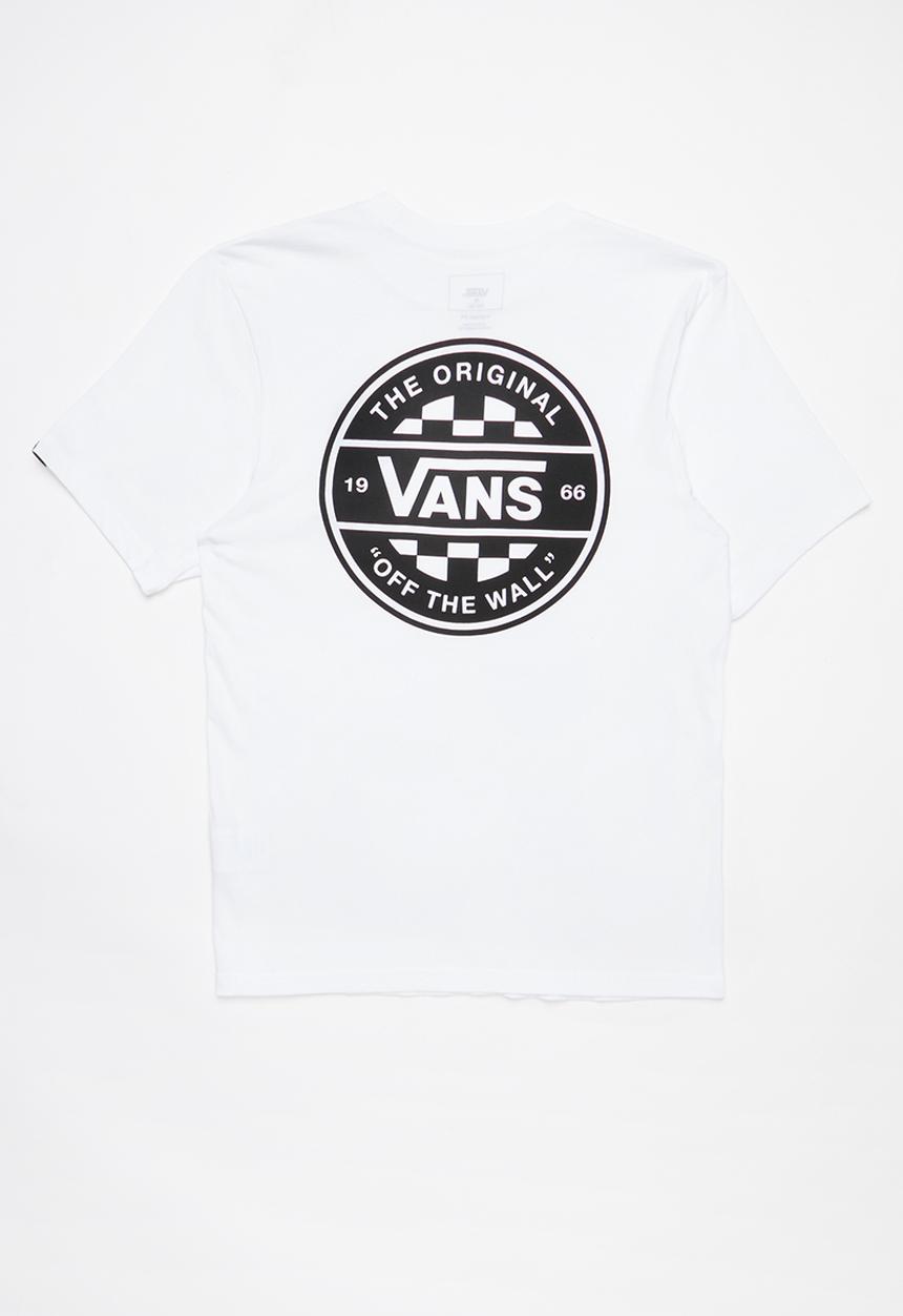 Vans - Checker co. short sleeve boys - white & black