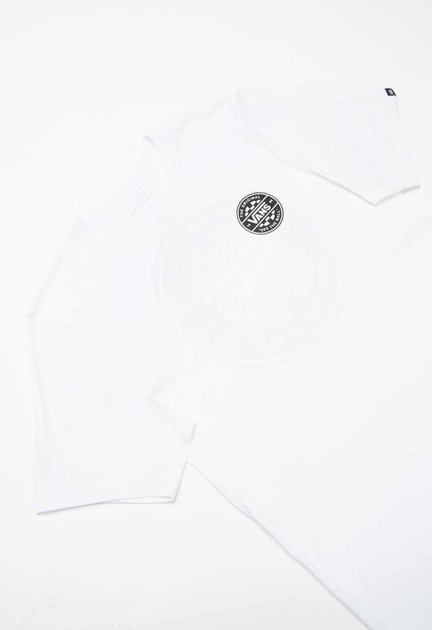 Vans - Checker co. short sleeve boys - white & black