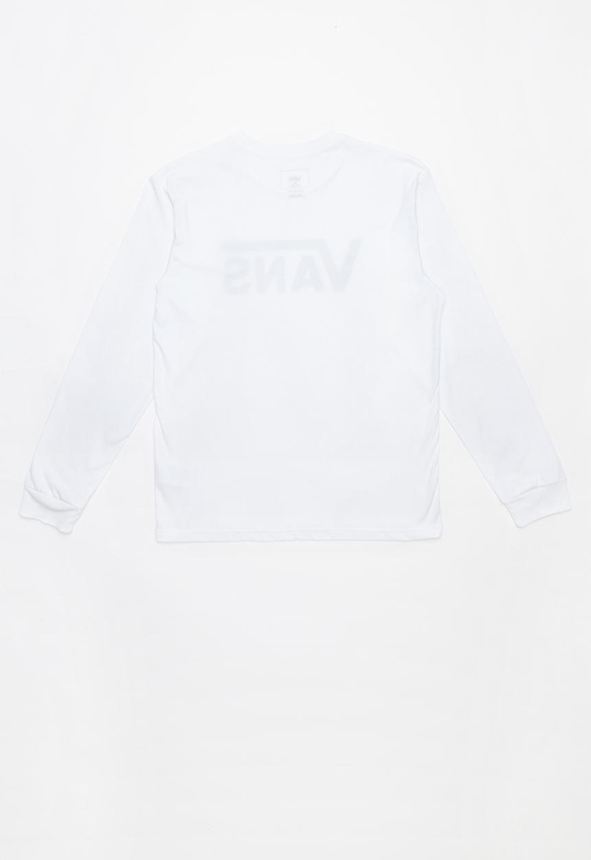 Vans - Vans classic long sleeve boys - white & black