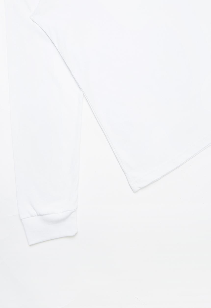 Vans - Vans classic long sleeve boys - white & black