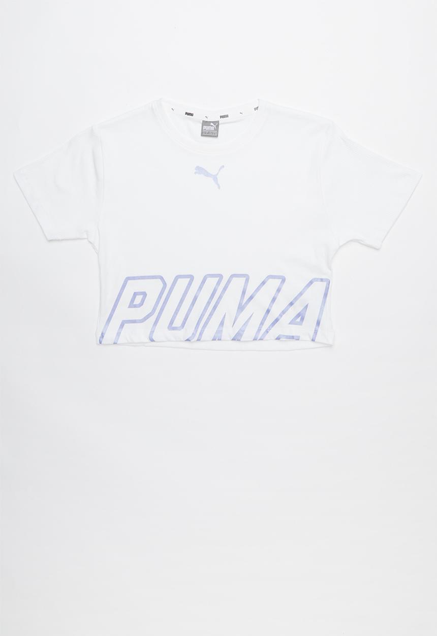 PUMA - Alpha logo tee - white