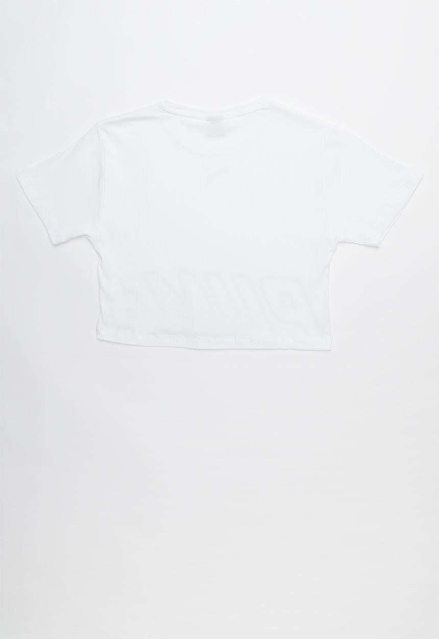 PUMA - Alpha logo tee - white