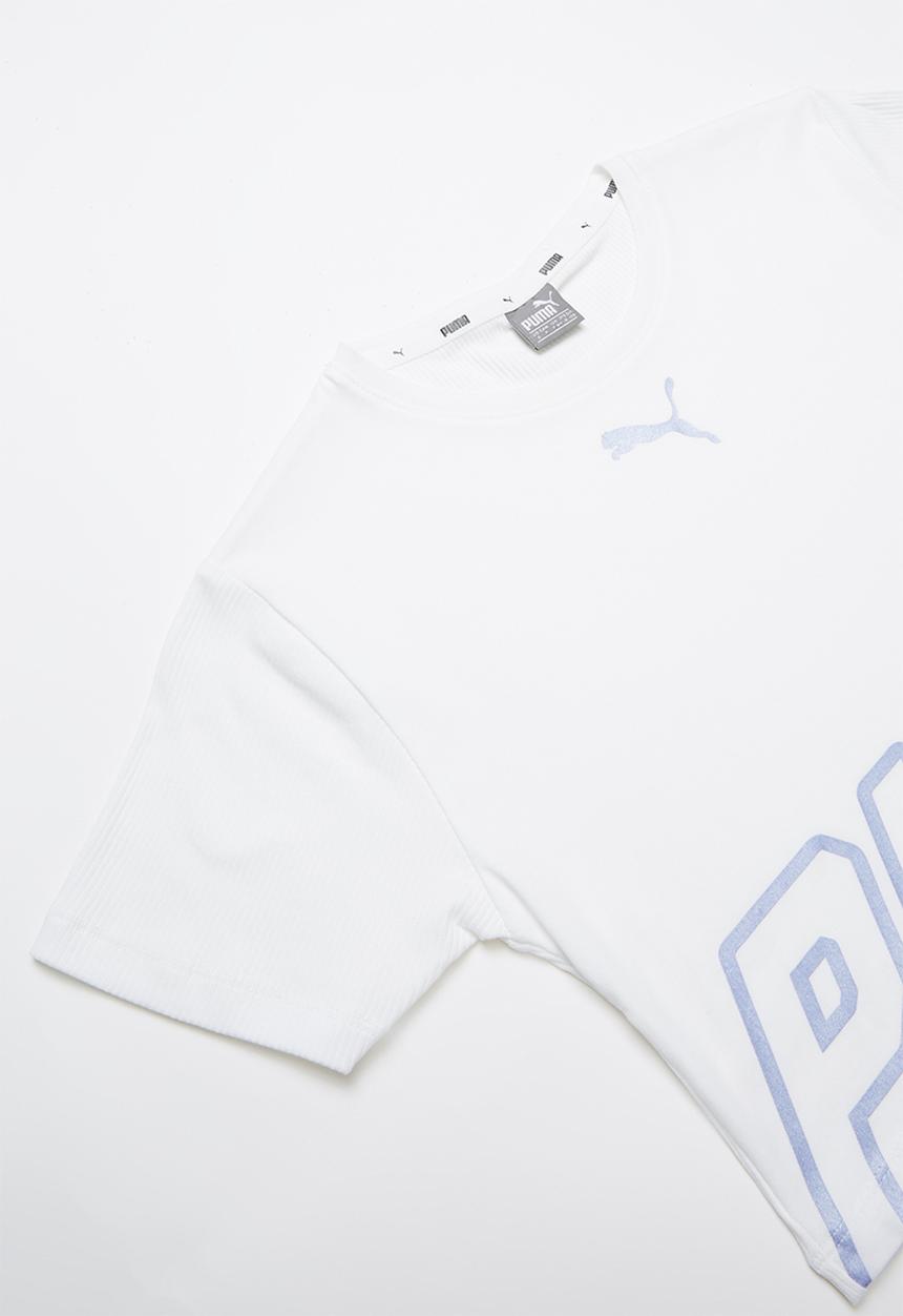 PUMA - Alpha logo tee - white