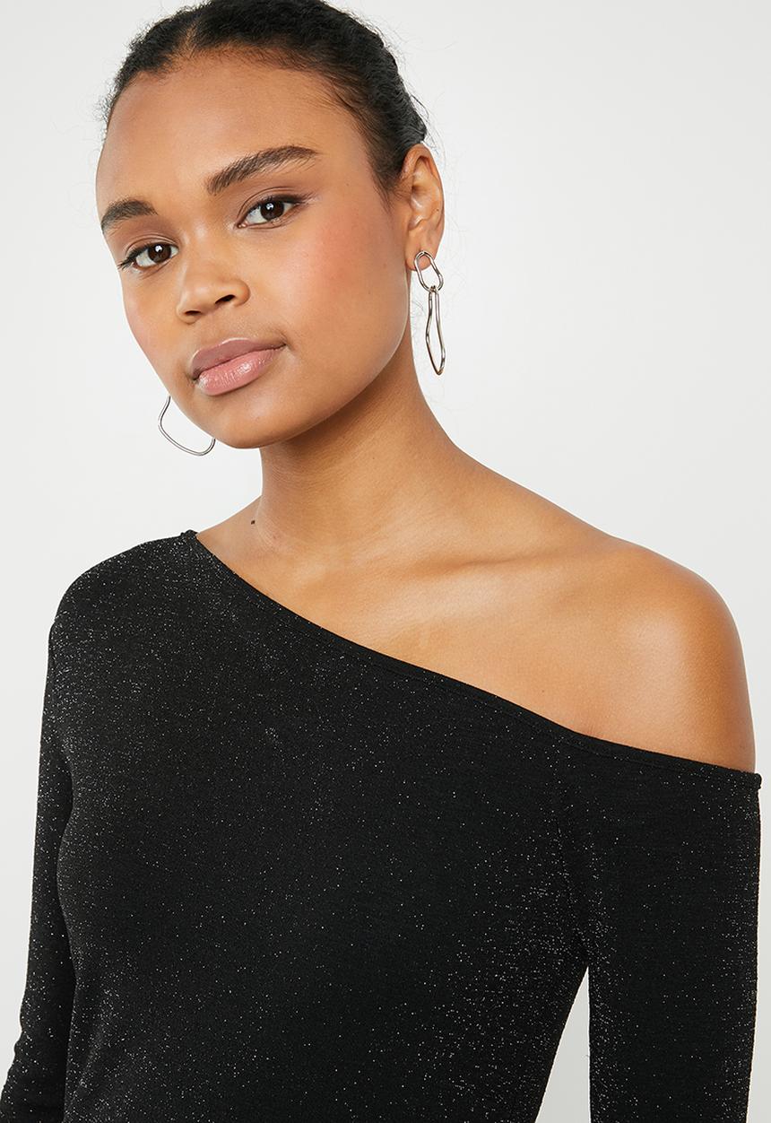 dailyfriday - One shoulder bodycon - black