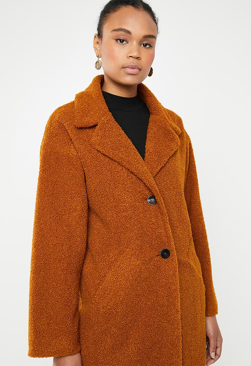 Superbalist - Teddy coat - rust