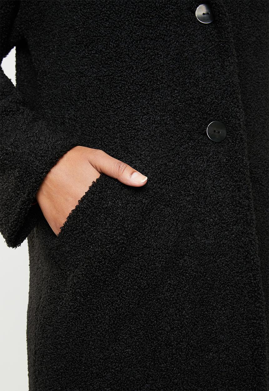 Superbalist - Teddy coat - black