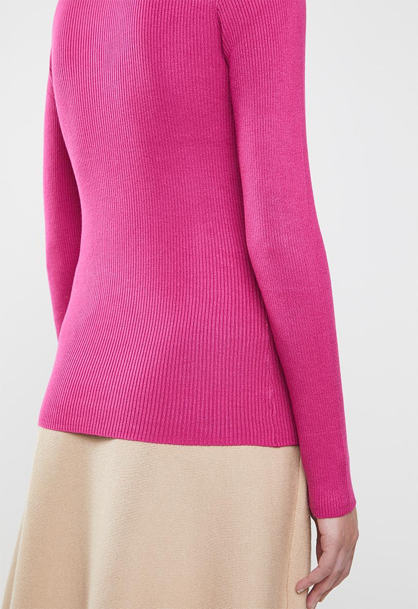 Jacqueline de Yong - High neck pullover - pink