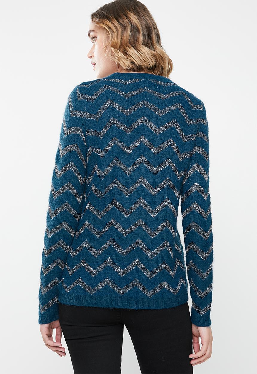 Vero Moda - Long sleeve knit - blue
