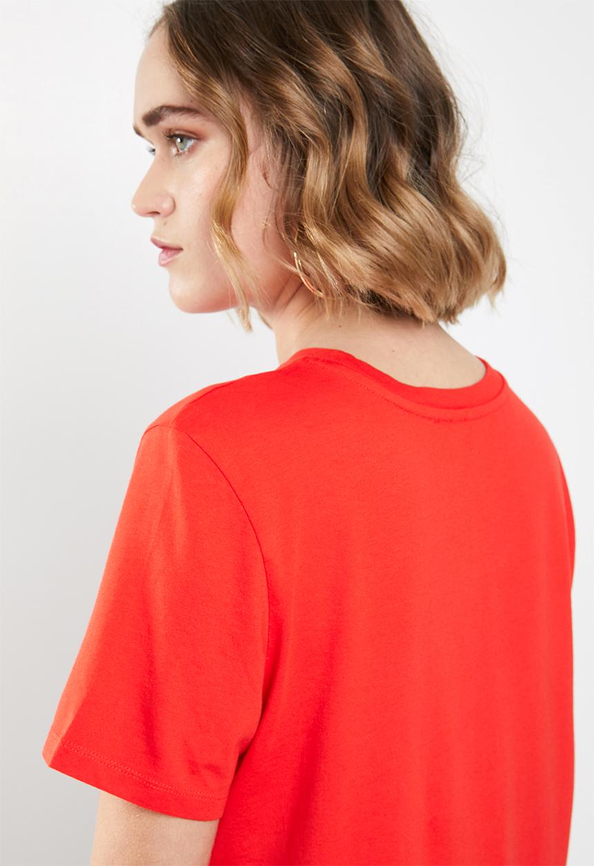 Vero Moda - Sketch short sleeve T-shirt - red