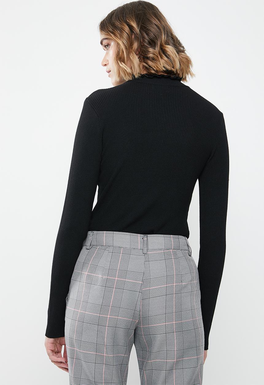 Jacqueline de Yong - High neck pullover - black