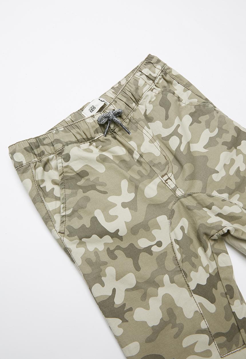 Cotton On - Logan cuffed pant - khaki