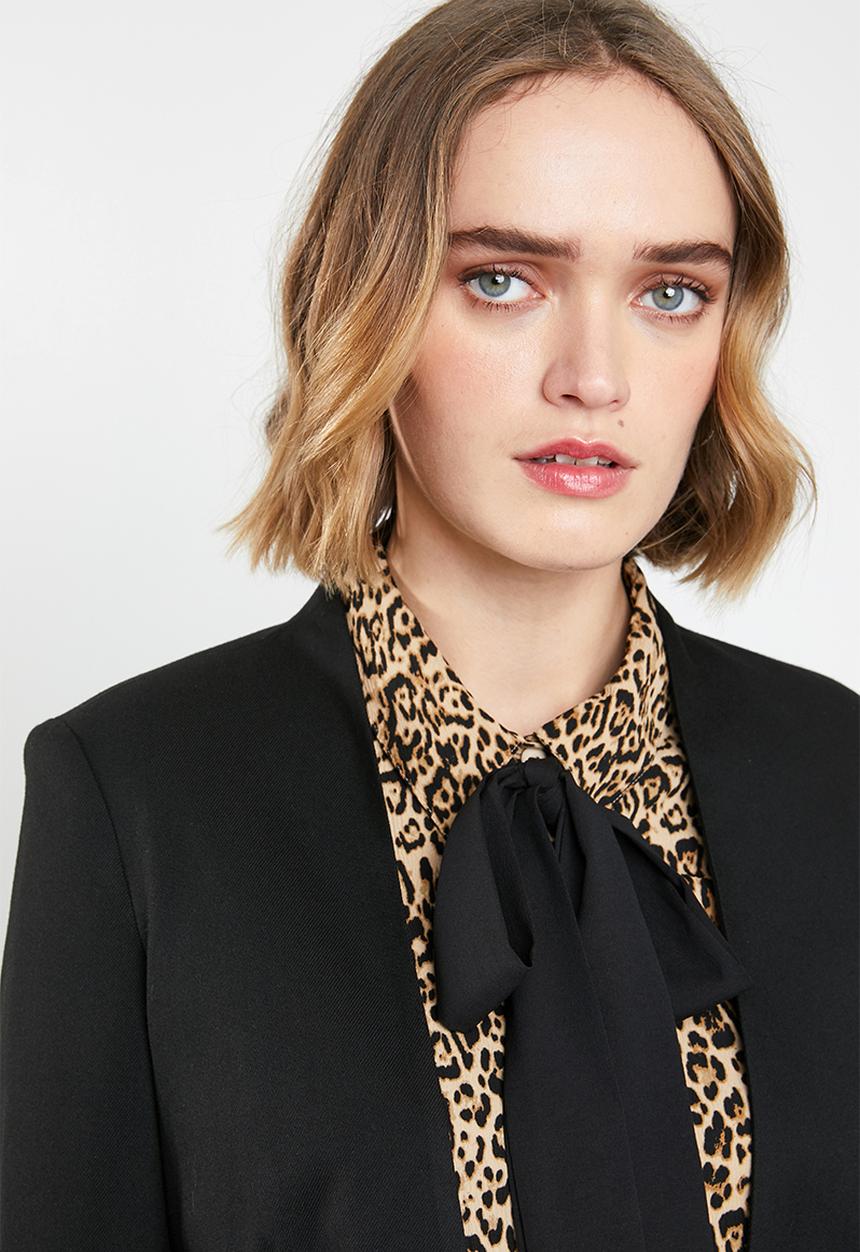 Vero Moda - Ylva long sleeve blazer - black