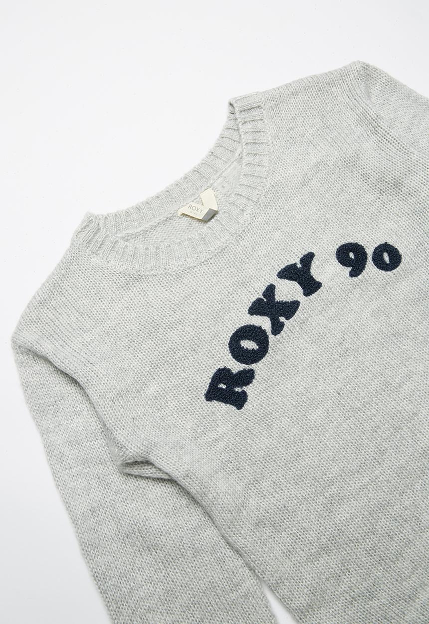 Roxy - White sweater - grey