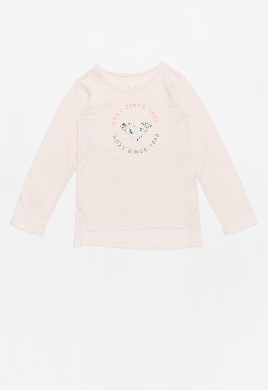 Roxy - Shape and shadow a long sleeve tee - pink
