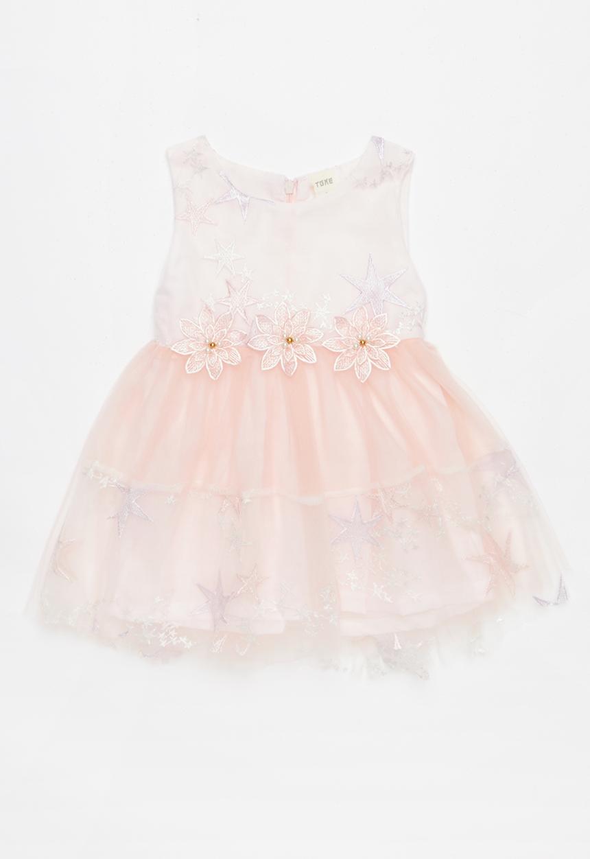 Pop Candy - Printed flower dress - pink
