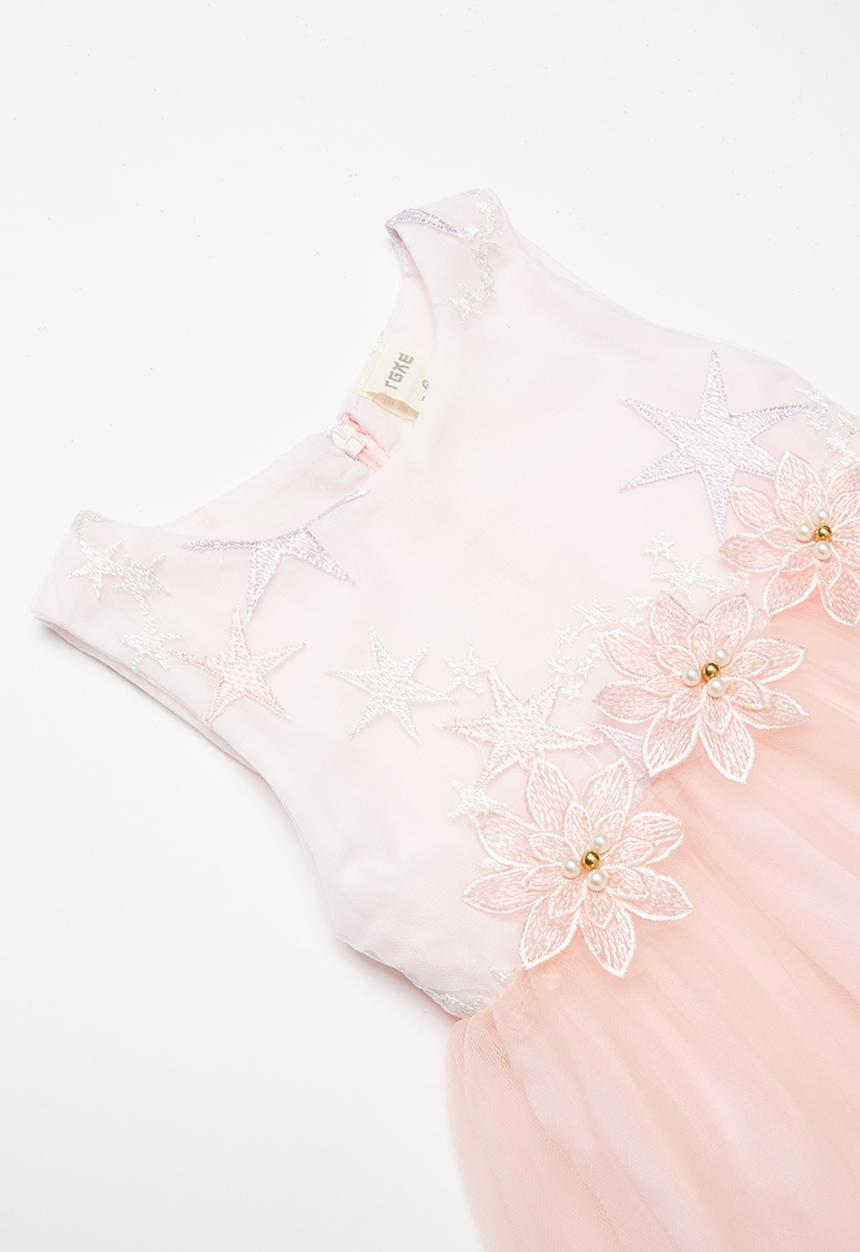 Pop Candy - Printed flower dress - pink