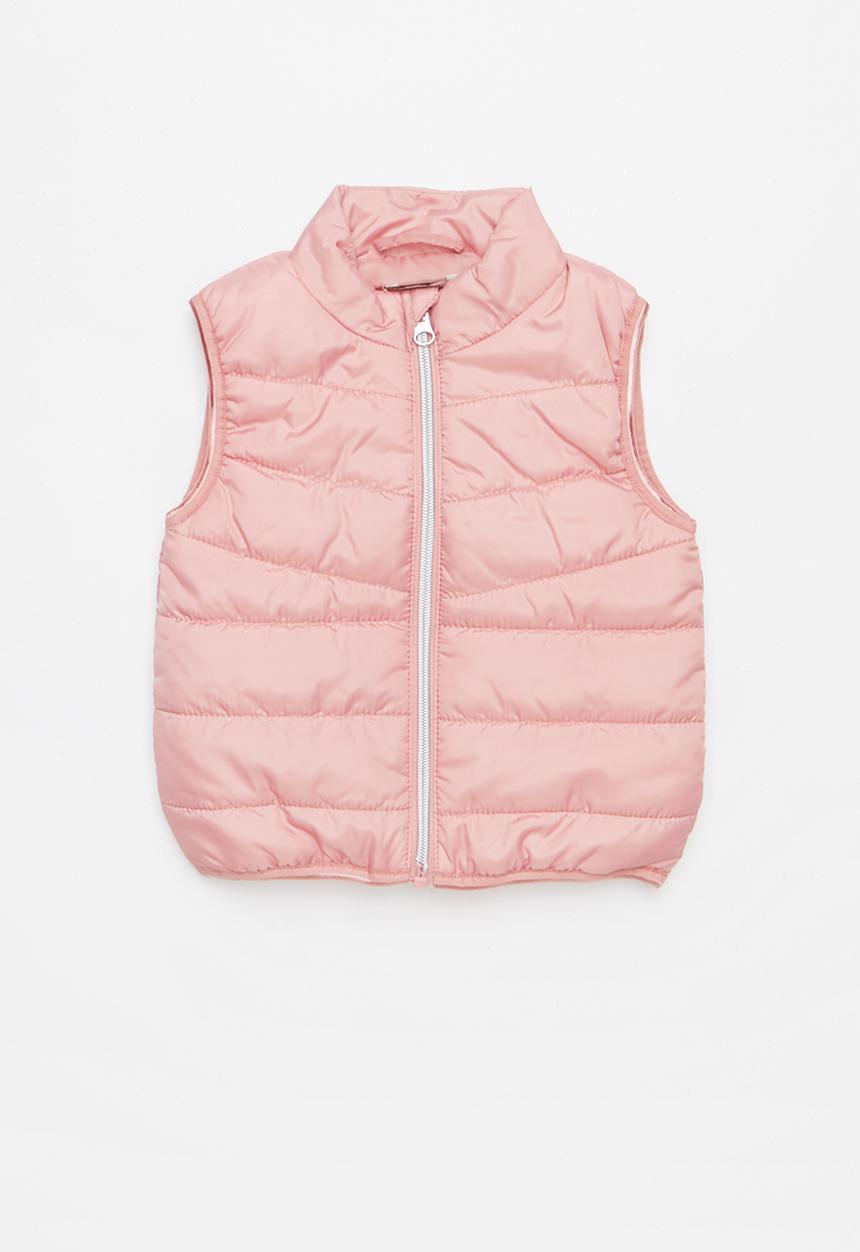 Name It - Lane puffer vest jacket - pink