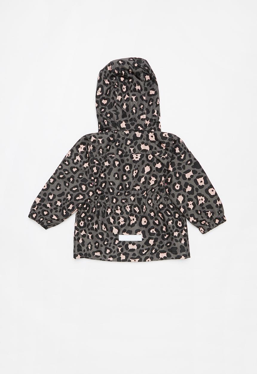 Name It - Mello leopard print parka jacket - multi 