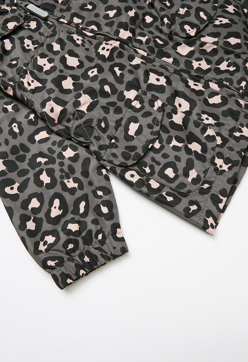 Name It - Mello leopard print parka jacket - multi 