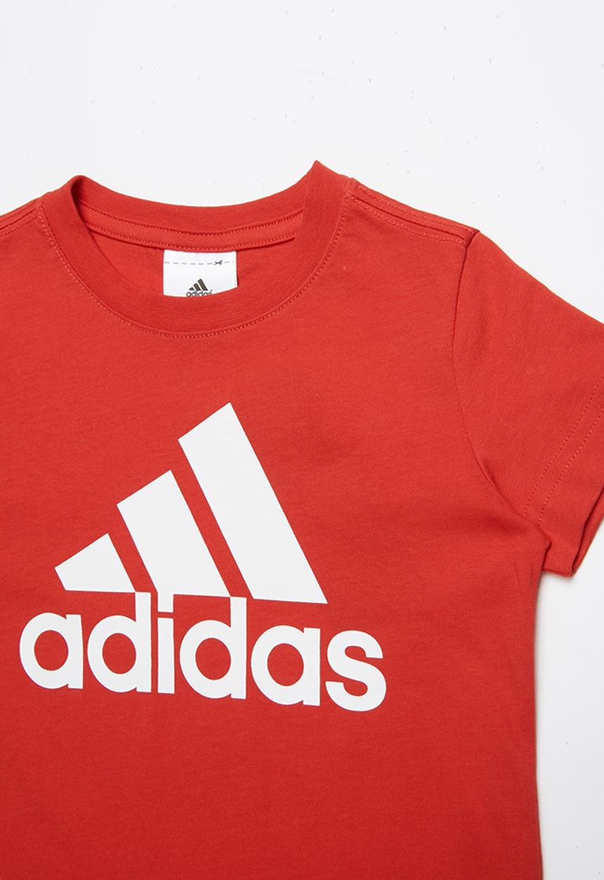 adidas Performance - Little boys classic lin tee - red