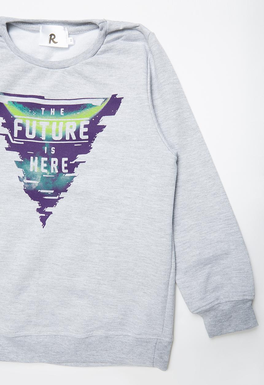 Rebel Republic - 2 pack sweat top - navy & grey