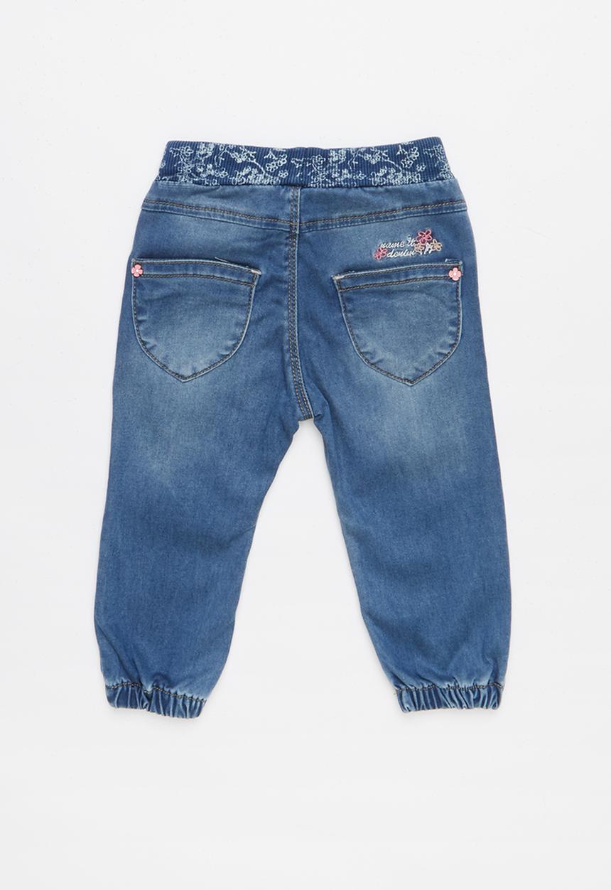Name It - Tora draw cord jegging pants - blue