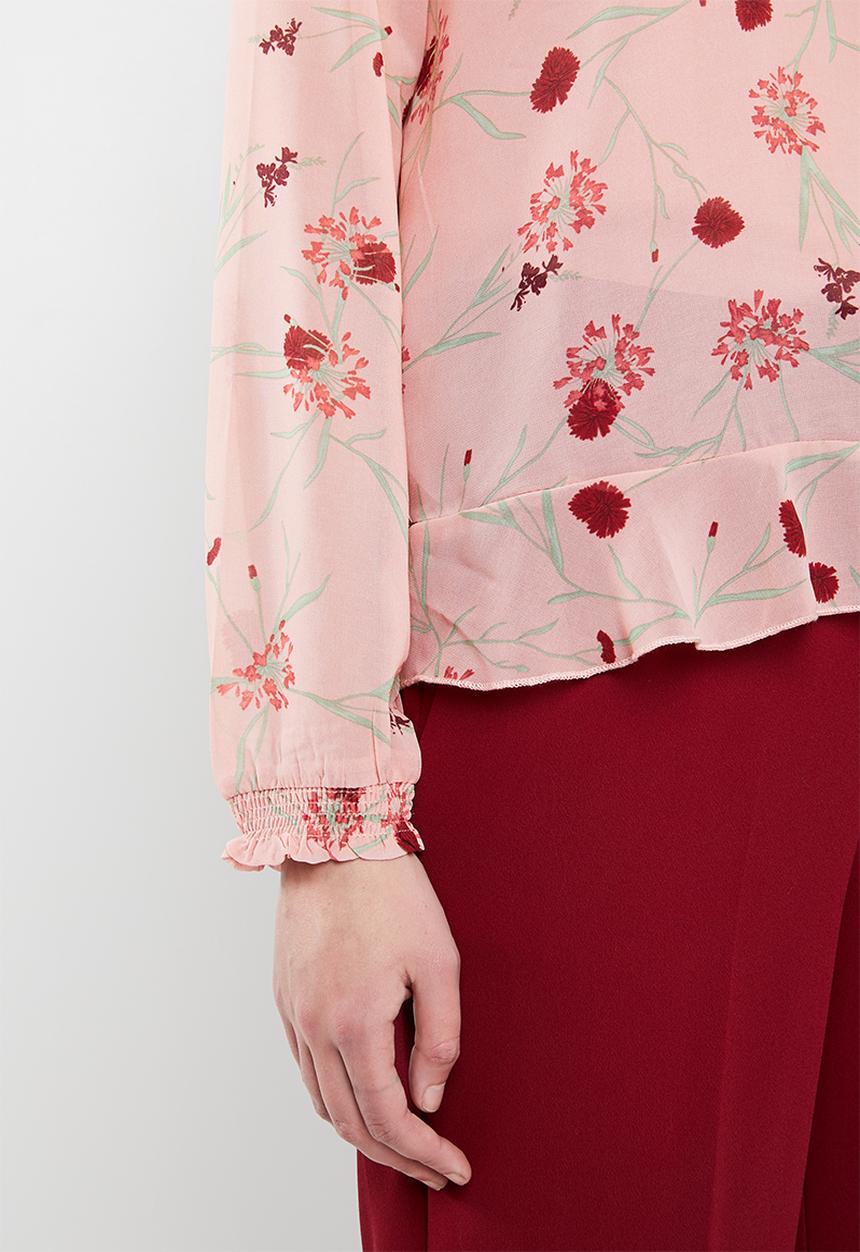 Vero Moda - Becca long sleeve top - pink 