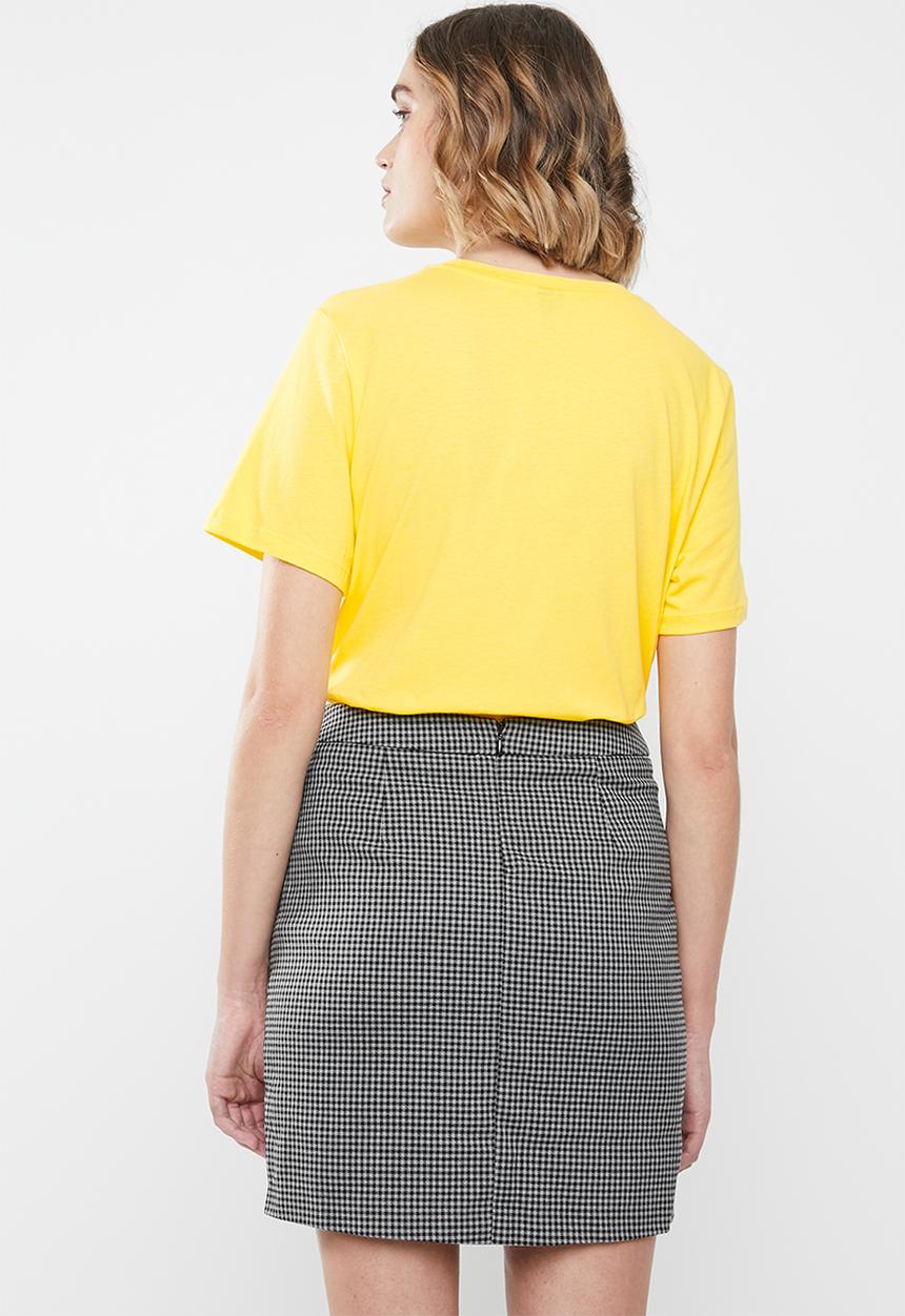 Vero Moda - Oops short sleeve T-shirt - yellow