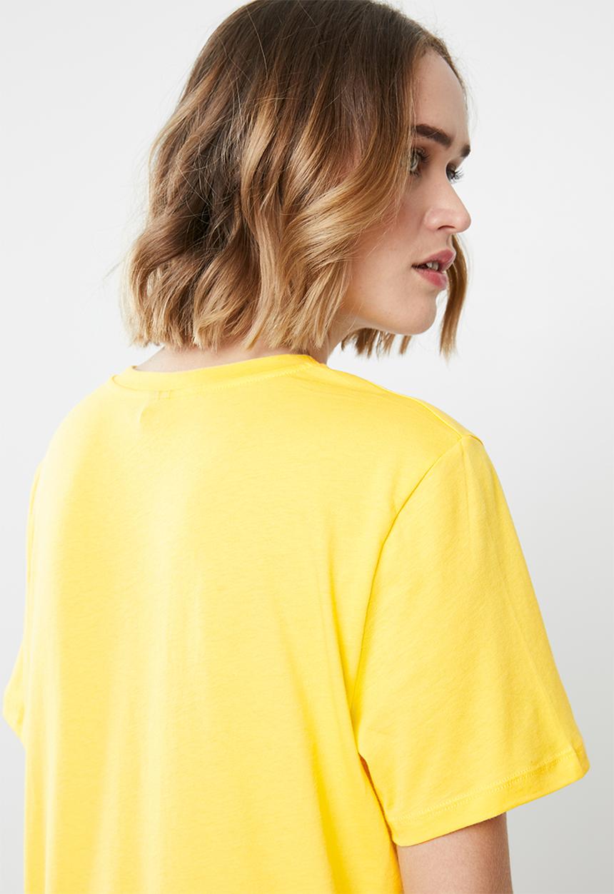 Vero Moda - Oops short sleeve T-shirt - yellow