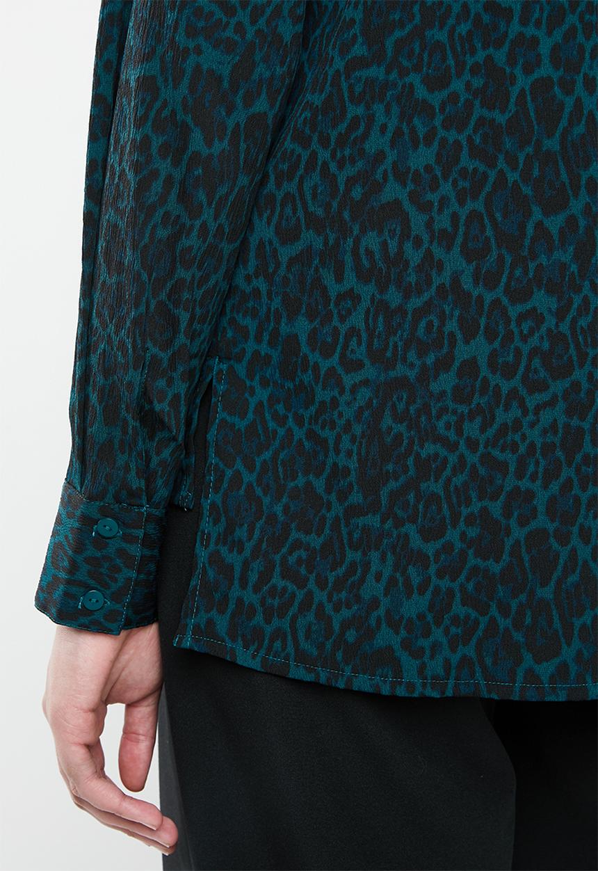 Vero Moda - Katrine bow shirt - black & blue