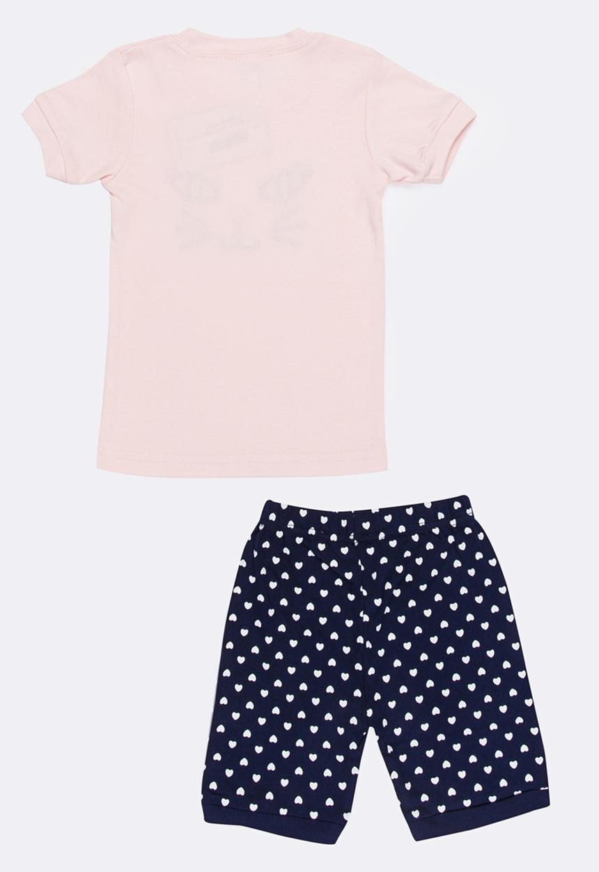 Pop Candy - Short sleeve printed pyjama set - pink 