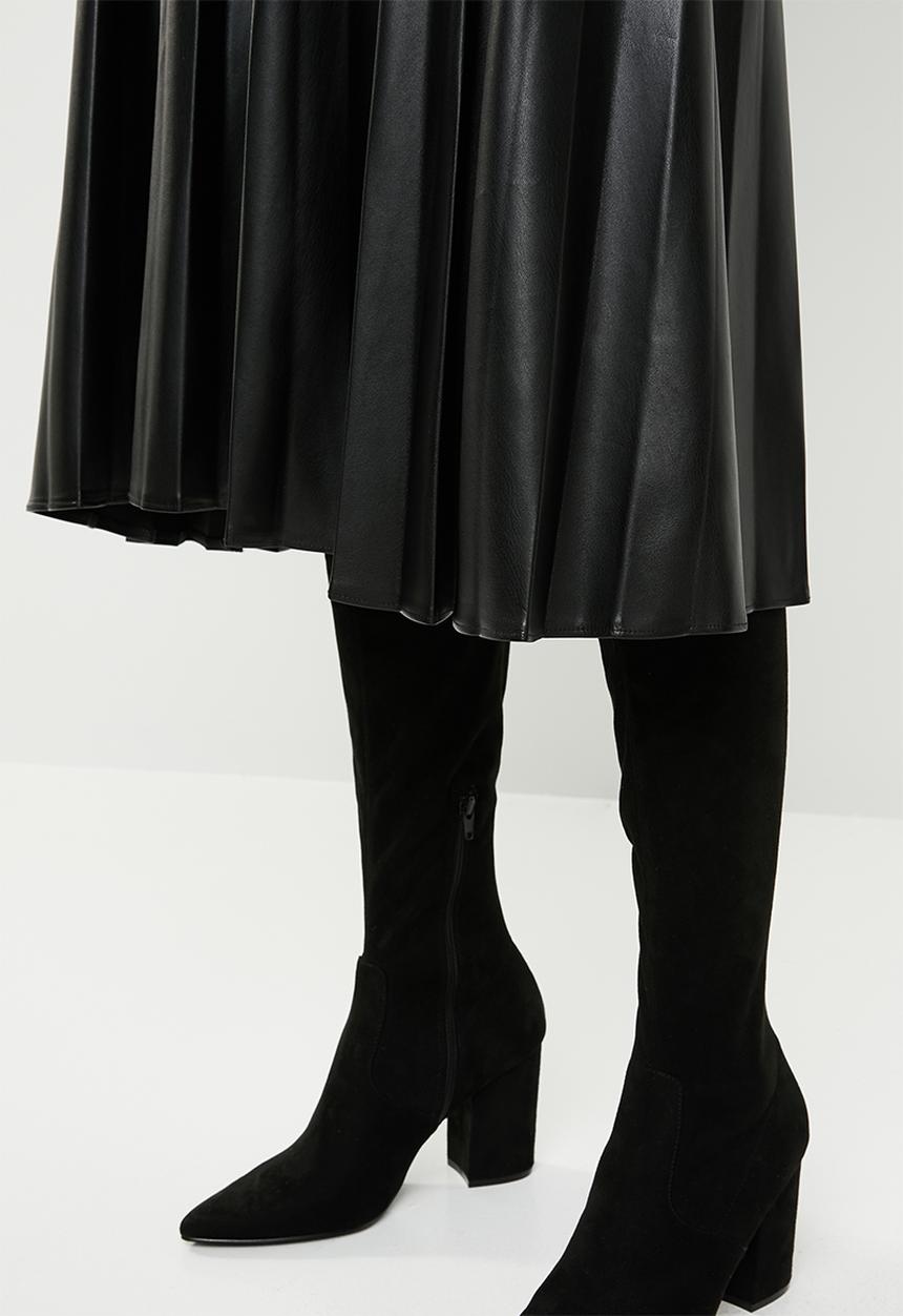 Superbalist - Pleated skirt - black