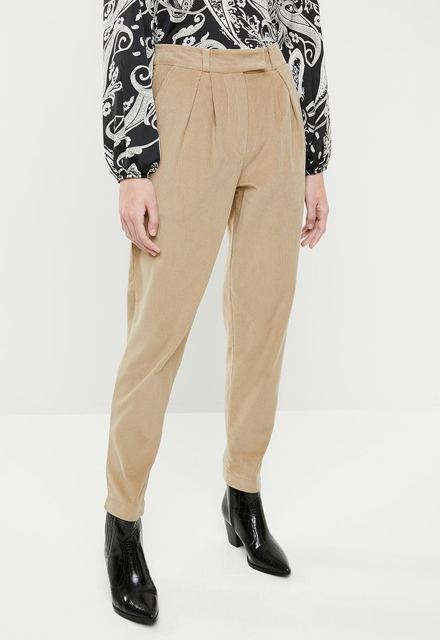 Superbalist - Cord tapered trouser - beige 