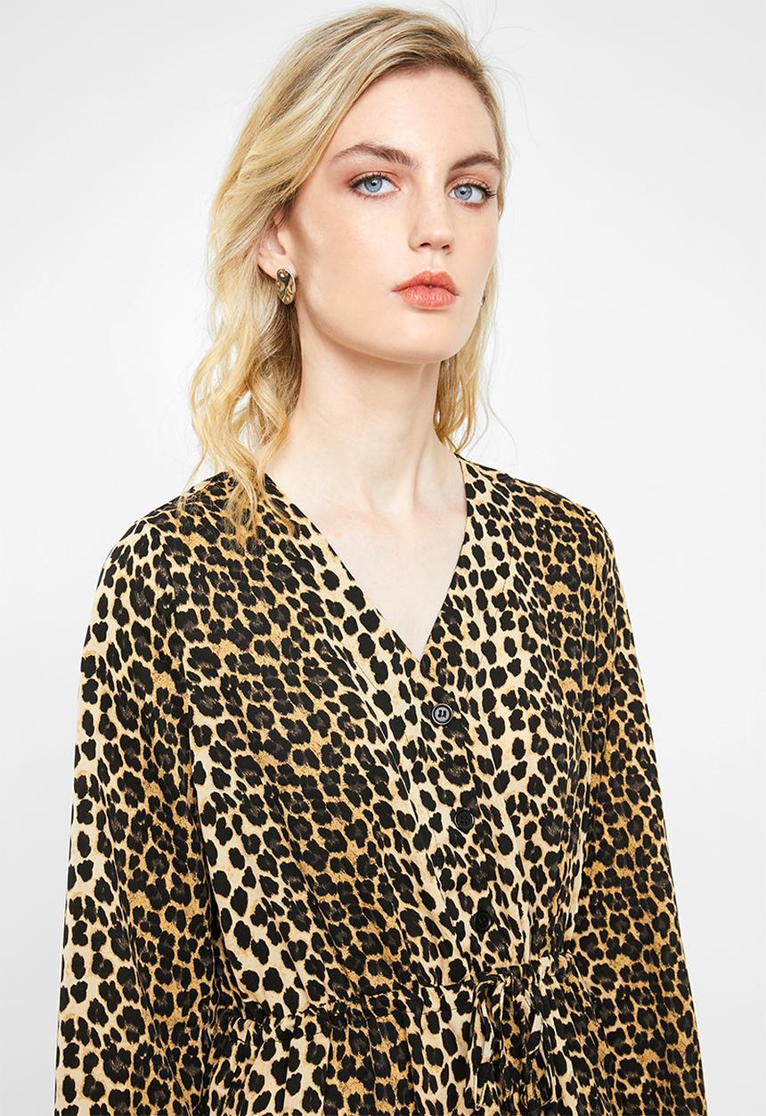 Vero Moda - Leo maxi dress - black & neutral