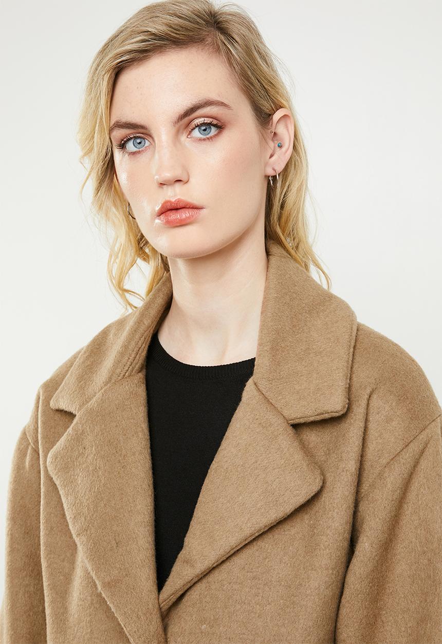 Superbalist - Melton coat - beige 