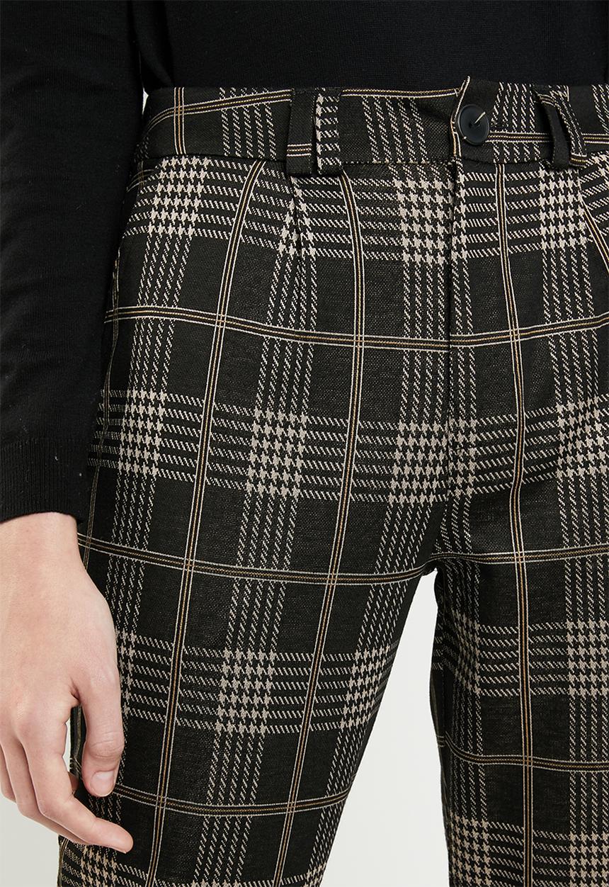 Superbalist - Tapered trouser - black & beige 