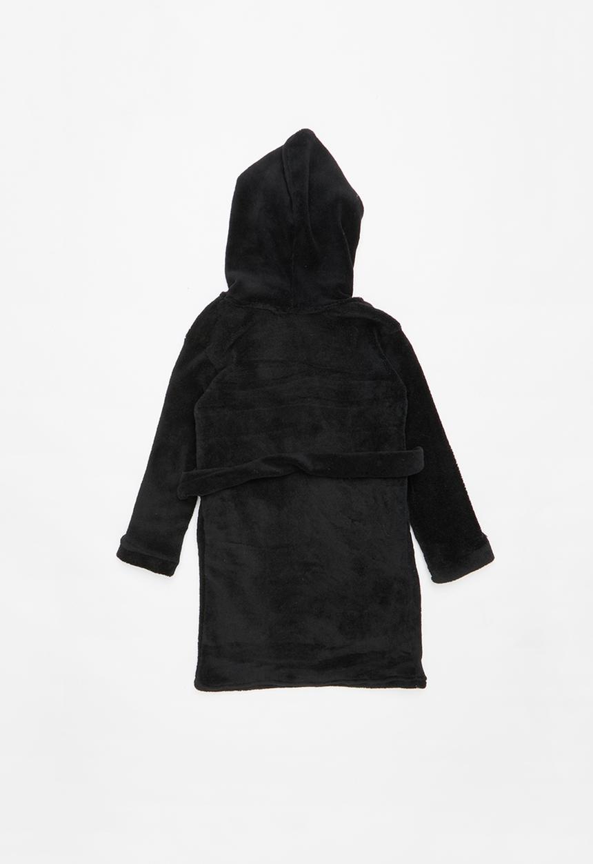 Pop Candy - Plain fleece gown - black 