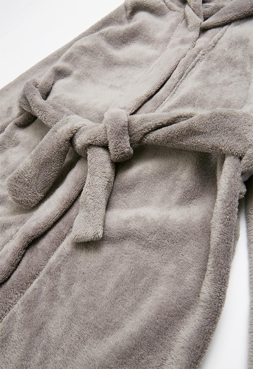 Pop Candy - Plain fleeced gown - grey