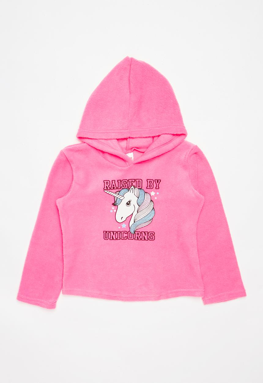 Pop Candy - Printed fleece hoodie - pink 