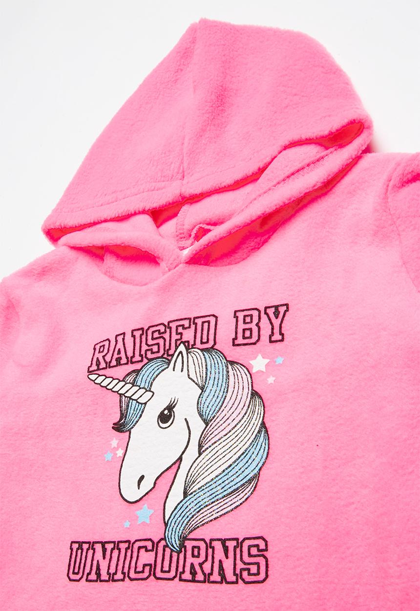 Pop Candy - Printed fleece hoodie - pink 