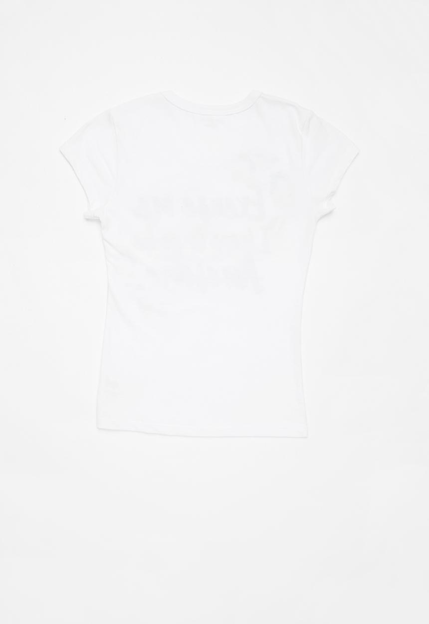 Pop Candy - Printed short sleeve tee - white 