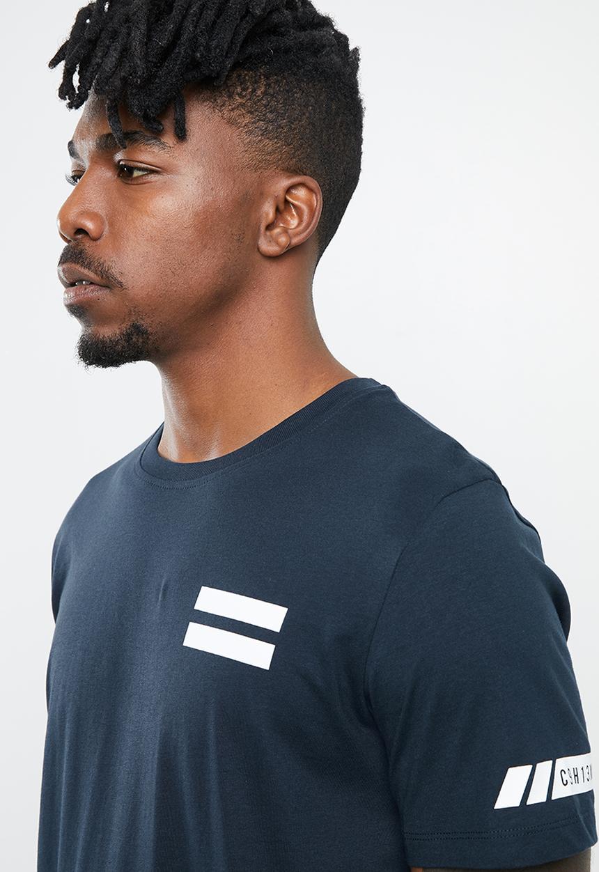 Jack & Jones - Jeppes tee - navy