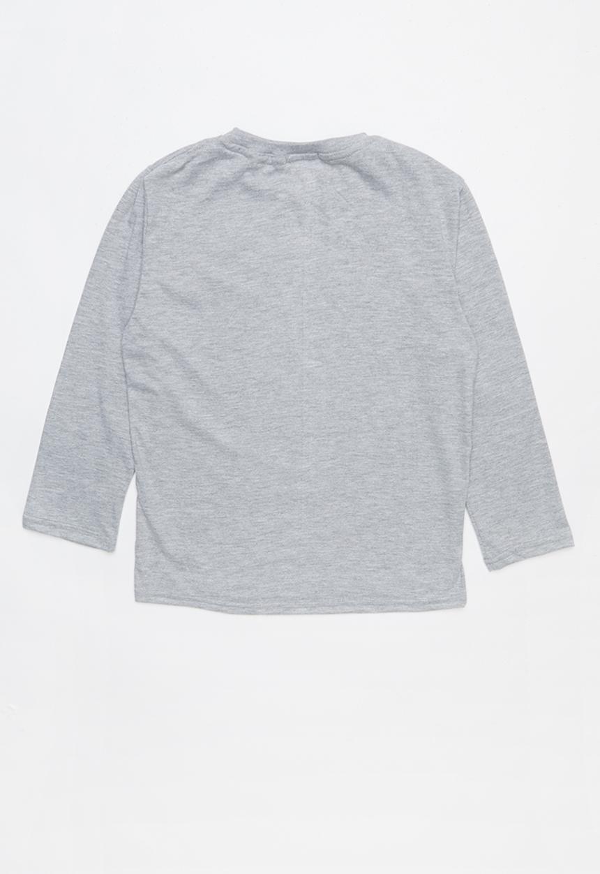 Rebel Republic - 2 Pack long sleeve top - grey & black